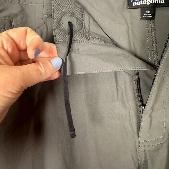 Patagonia Quandary Pants Mens 40 Gray Hiking Utility Straight Performance - Picture 9 of 16